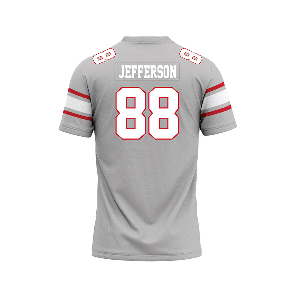 UNLV - NCAA Football : Velltray Jefferson - Grey Football Jersey-1