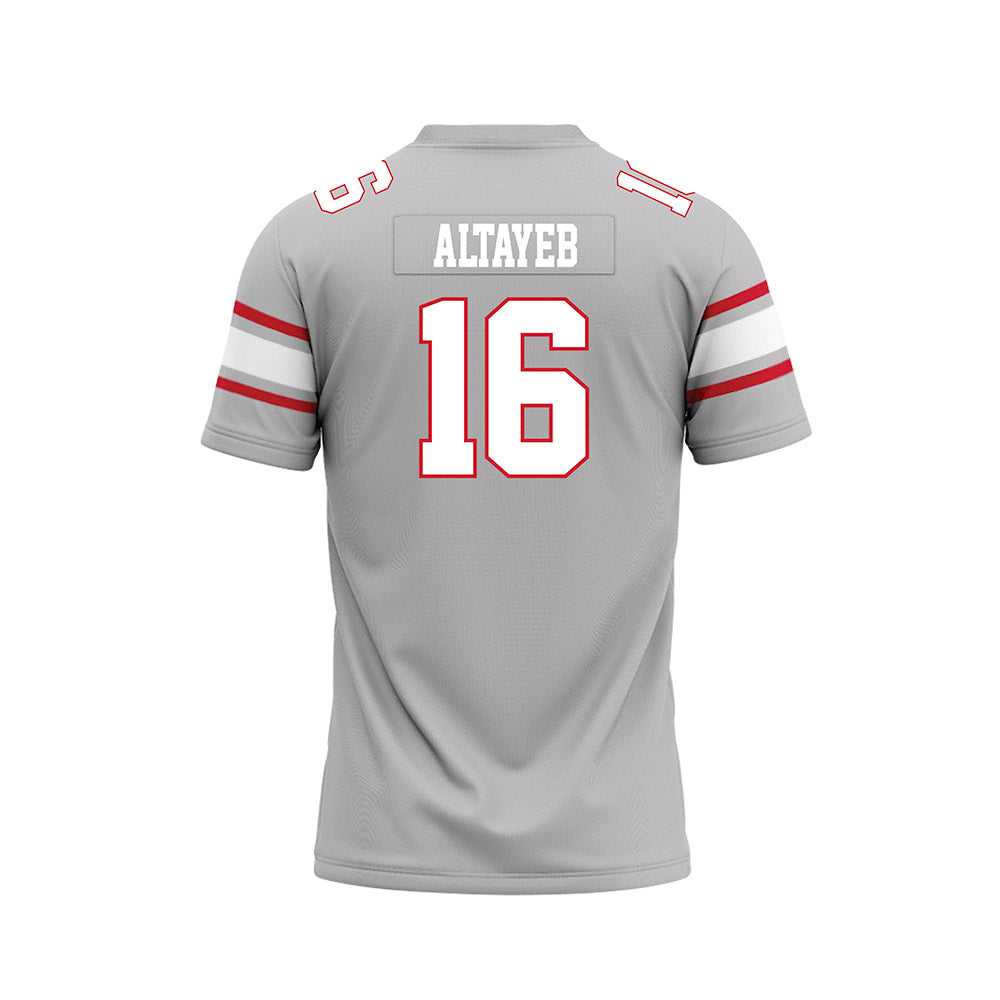 UNLV - NCAA Football : Mohamed Altayeb - Grey Football Jersey-1