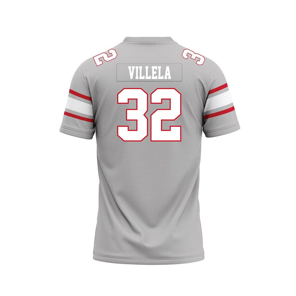 UNLV - NCAA Football : Ramon Villela - Grey Football Jersey-1