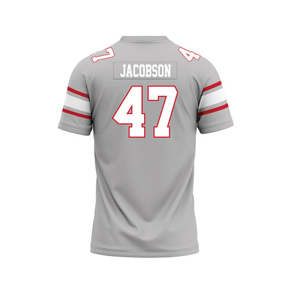 UNLV - NCAA Football : Tyson Jacobson - Grey Football Jersey-1