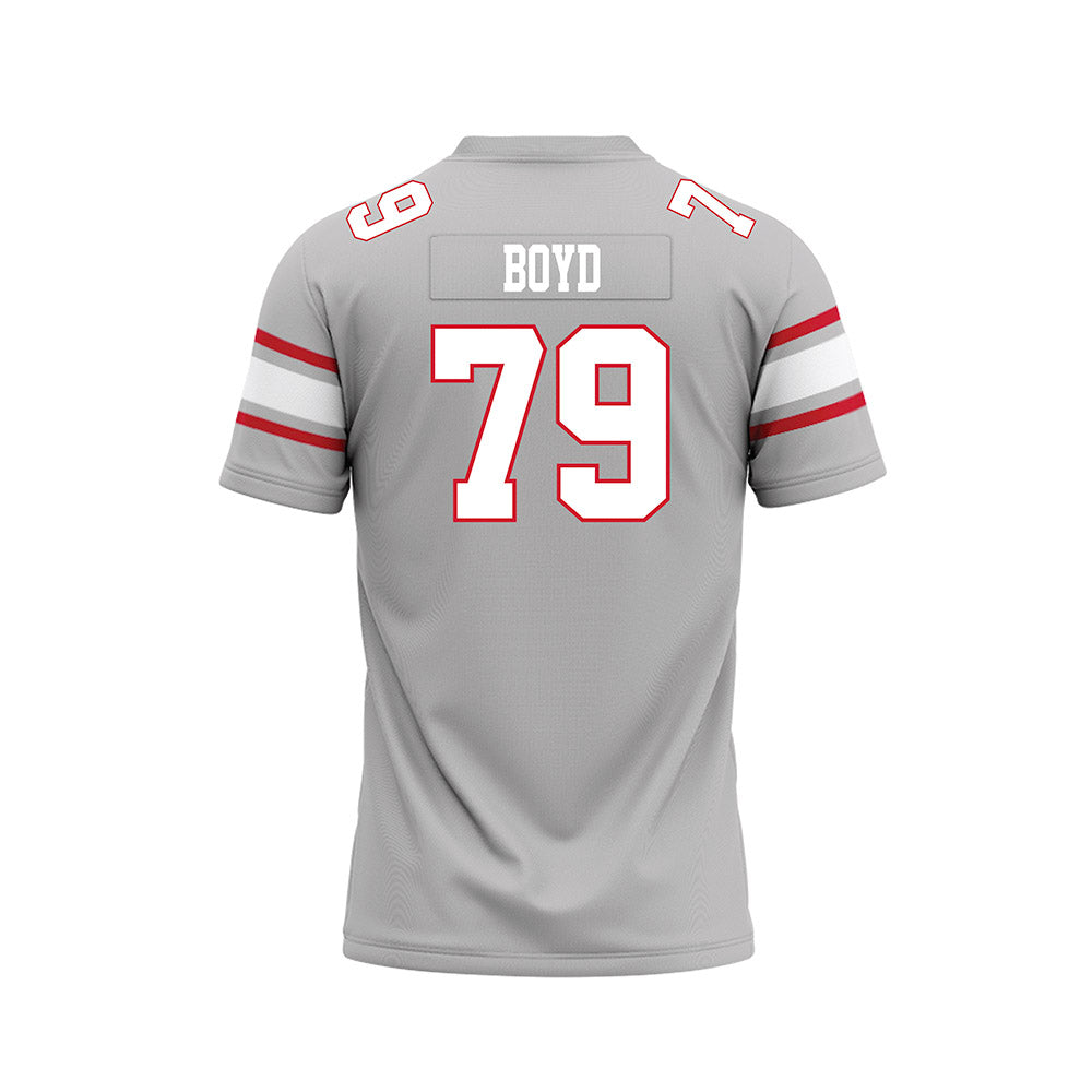 UNLV - NCAA Football : Austin Boyd - Grey Football Jersey-1