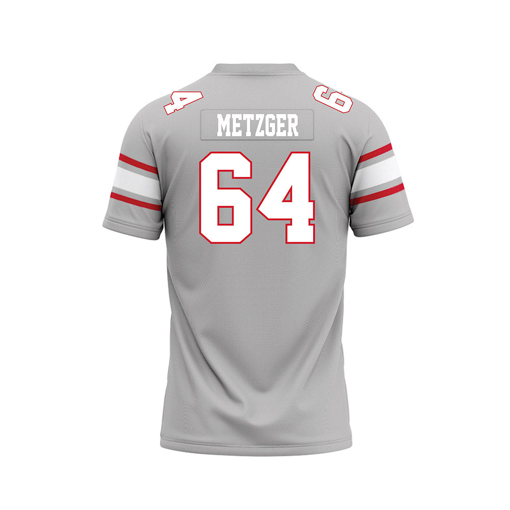 UNLV - NCAA Football : Joseph Metzger - Grey Football Jersey-1