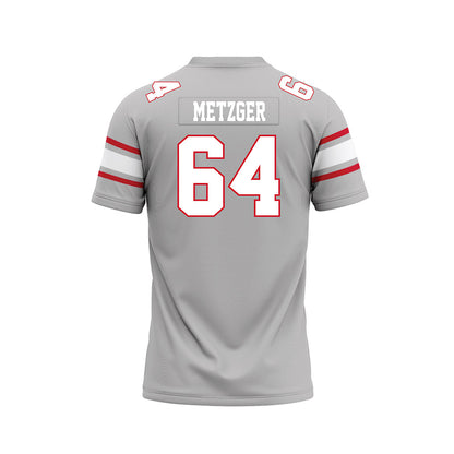 UNLV - NCAA Football : Joseph Metzger - Grey Football Jersey-1