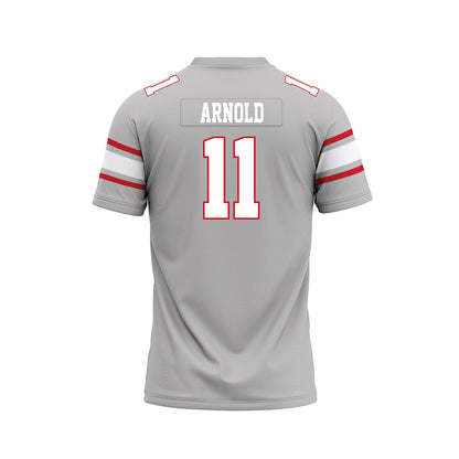 UNLV - NCAA Football : Jackson Arnold - Grey Football Jersey-1
