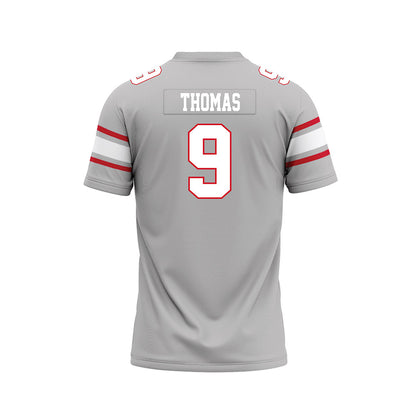 UNLV - NCAA Football : Landen Thomas - Grey Football Jersey-1