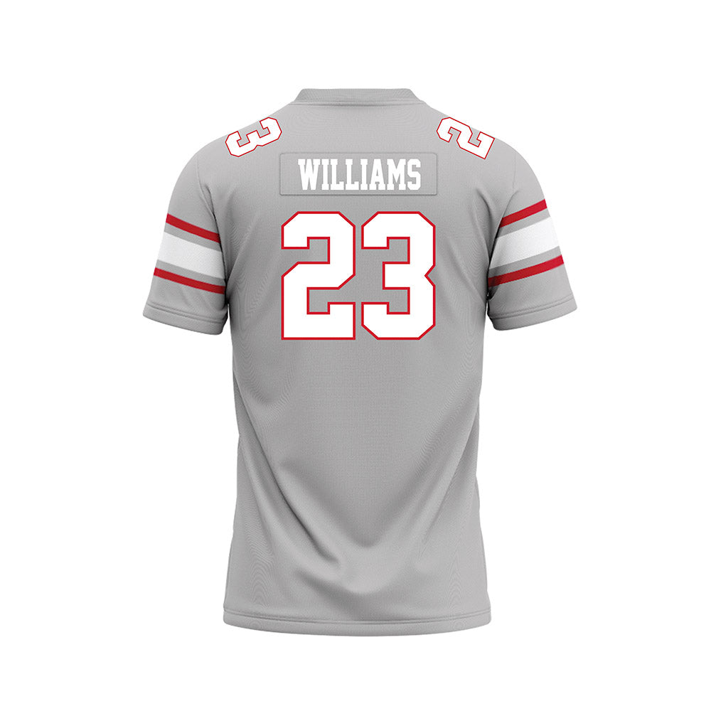 UNLV - NCAA Football : Kamran Williams - Grey Football Jersey-1