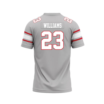 UNLV - NCAA Football : Kamran Williams - Grey Football Jersey-1