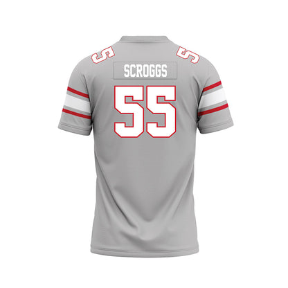UNLV - NCAA Football : Griffin Scroggs - Grey Football Jersey-1