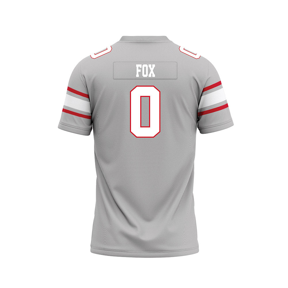 UNLV - NCAA Football : Prin Fox - Grey Football Jersey-1