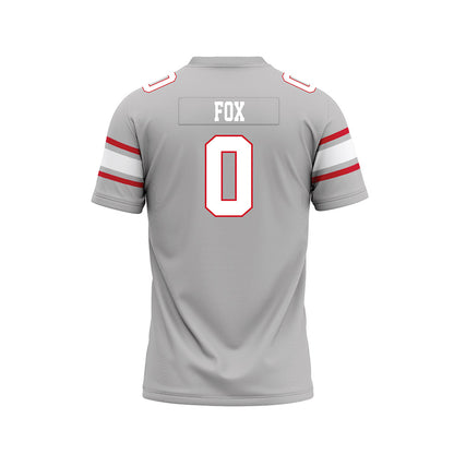 UNLV - NCAA Football : Prin Fox - Grey Football Jersey-1