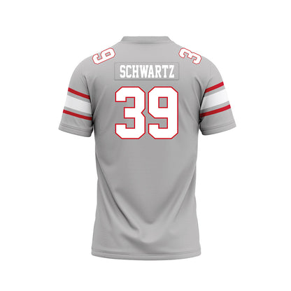 UNLV - NCAA Football : Ethan Schwartz - Grey Football Jersey-1