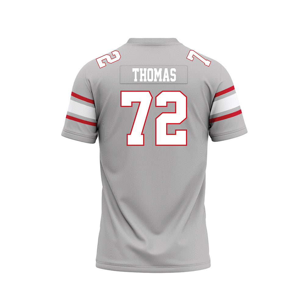 UNLV - NCAA Football : Will Thomas - Grey Football Jersey-1