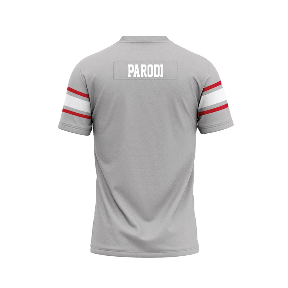 UNLV - NCAA Football : Cameron Parodi - Grey Football Jersey-1