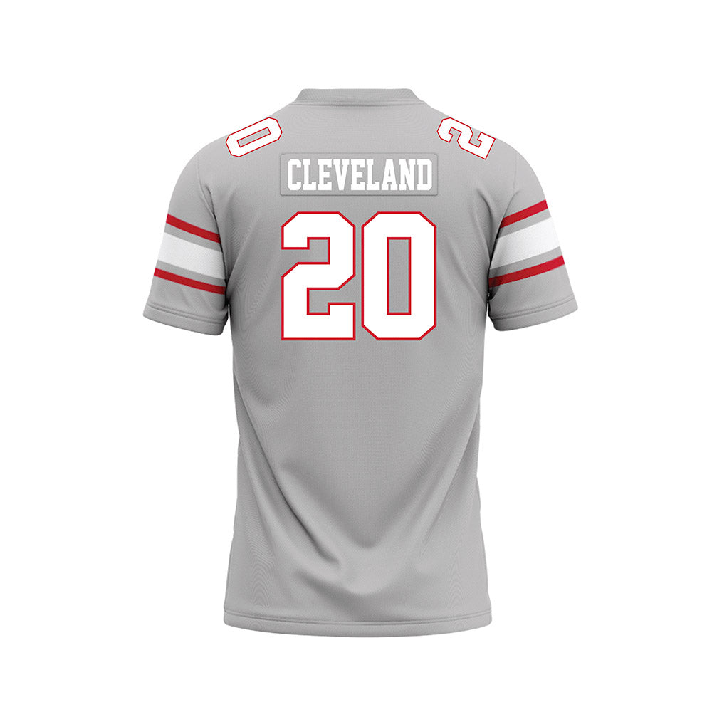 UNLV - NCAA Football : Landyn Cleveland - Grey Football Jersey-1