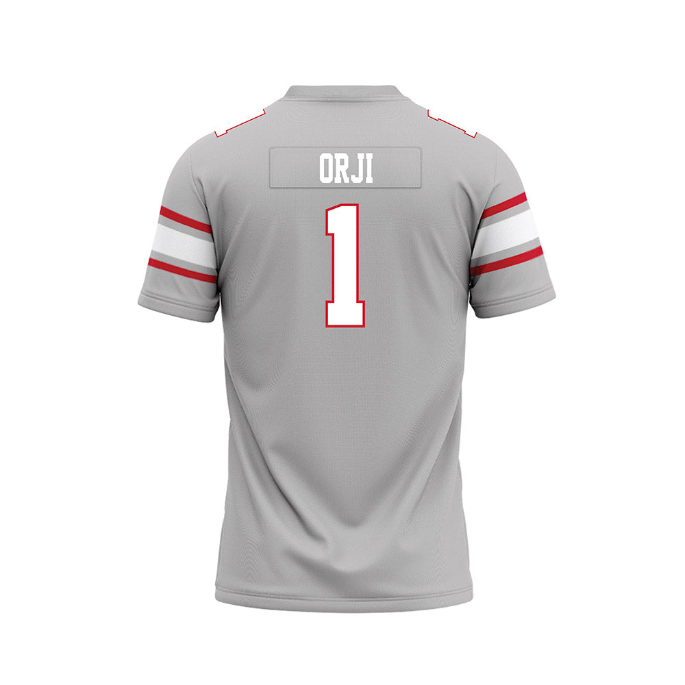 UNLV - NCAA Football : Alex Orji - Grey Football Jersey-1