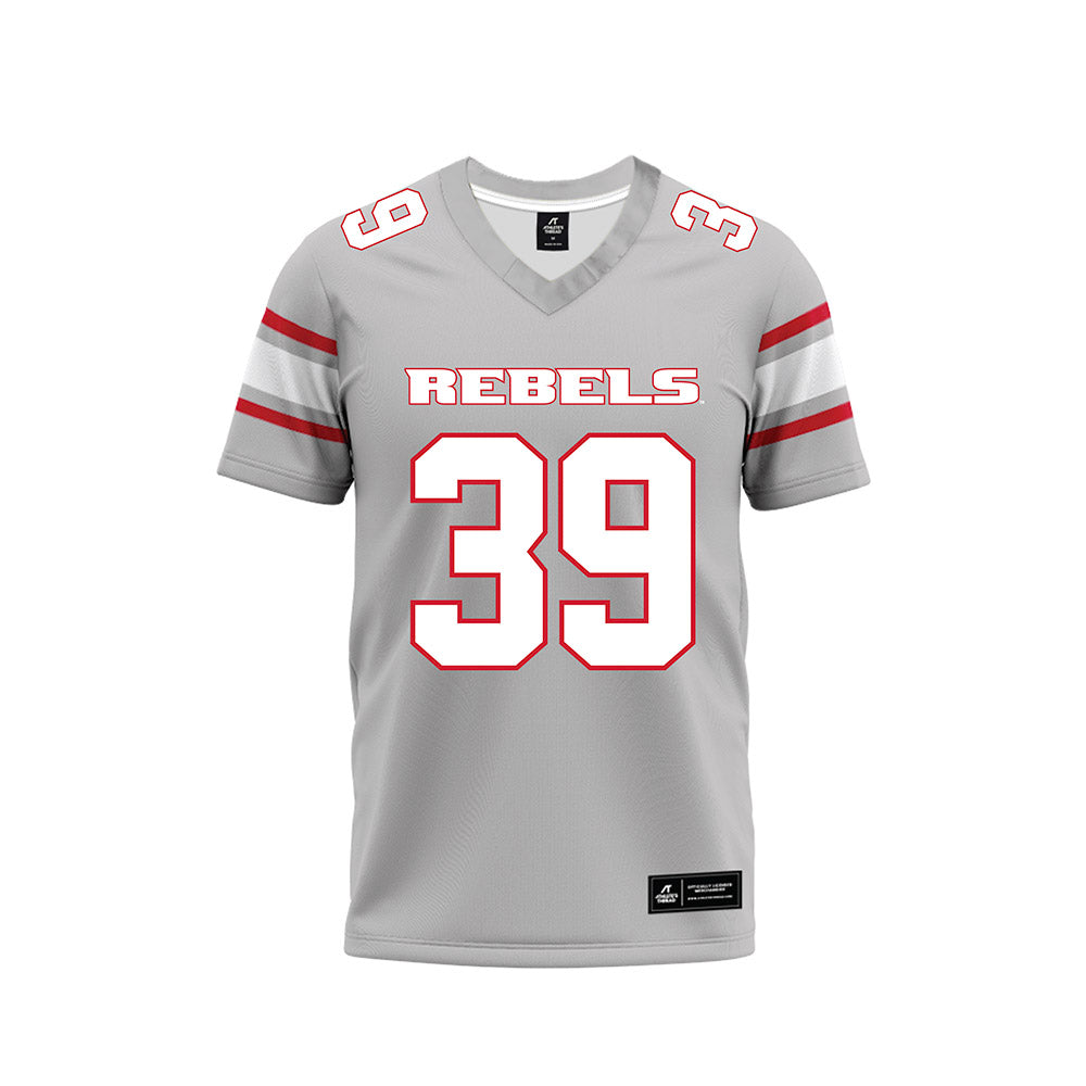 UNLV - NCAA Football : Ethan Schwartz - Grey Football Jersey-0