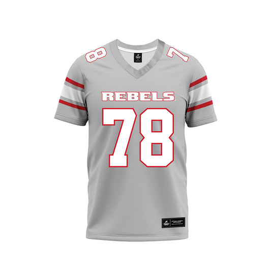 UNLV - NCAA Football : Jackson Brown - Grey Football Jersey-0