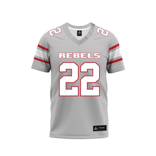 UNLV - NCAA Football : Darien Lewis - Grey Football Jersey-0