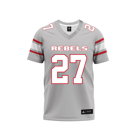 UNLV - NCAA Football : Cameron Parodi - Grey Football Jersey-0