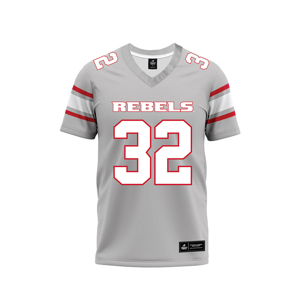 UNLV - NCAA Football : Ramon Villela - Grey Football Jersey-0