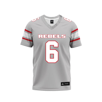 UNLV - NCAA Football : Kayden McGee - Grey Football Jersey-0