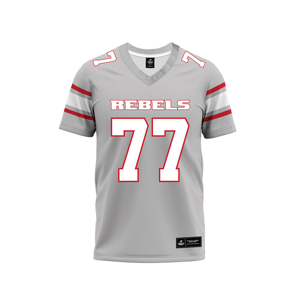 UNLV - NCAA Football : Colton Thomasson - Grey Football Jersey-0
