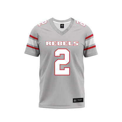 UNLV - NCAA Football : Taz Reddicks - Grey Football Jersey-0