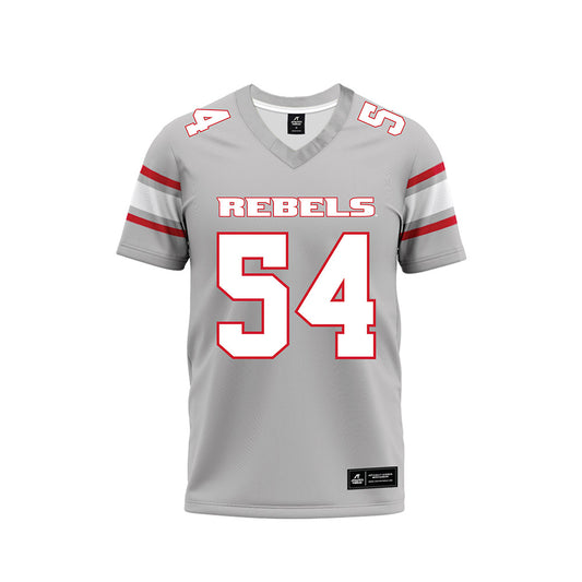 UNLV - NCAA Football : Poe Purcell - Grey Football Jersey-0