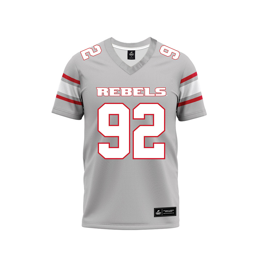 UNLV - NCAA Football : Herb Gray - Grey Football Jersey-0