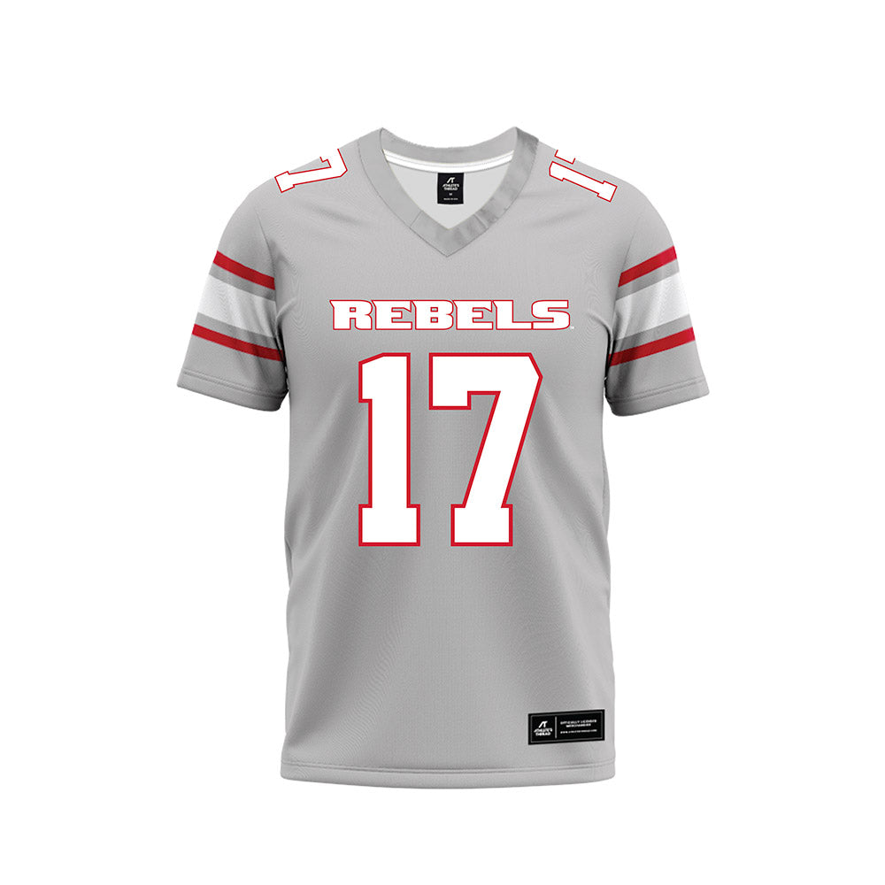 UNLV - NCAA Football : Zavien Abercrombie-Brown - Grey Football Jersey-0