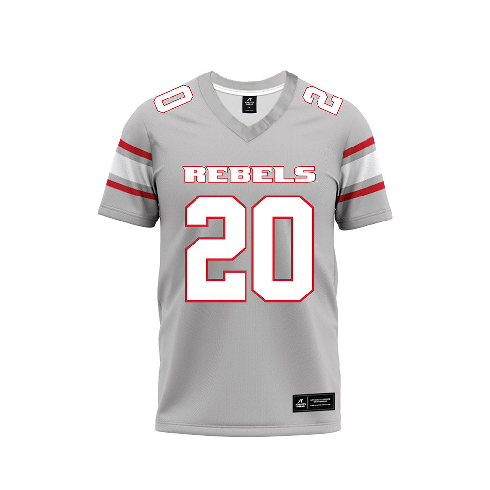 UNLV - NCAA Football : Landyn Cleveland - Grey Football Jersey-0