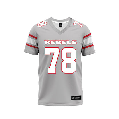 UNLV - NCAA Football : Jackson Brown - Grey Football Jersey-0