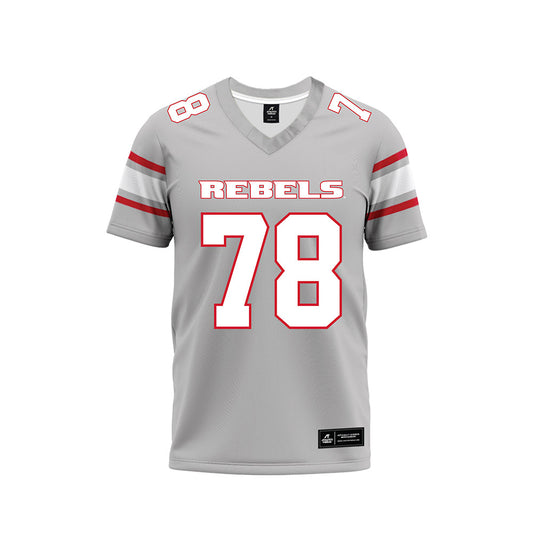 UNLV - NCAA Football : Jackson Brown - Grey Football Jersey-0