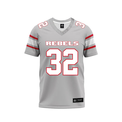 UNLV - NCAA Football : Kenji Scanlan - Grey Football Jersey-0