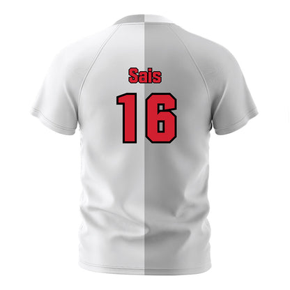 UNLV - NCAA Men's Soccer : Jace Sais - White/Grey Soccer Jersey-1