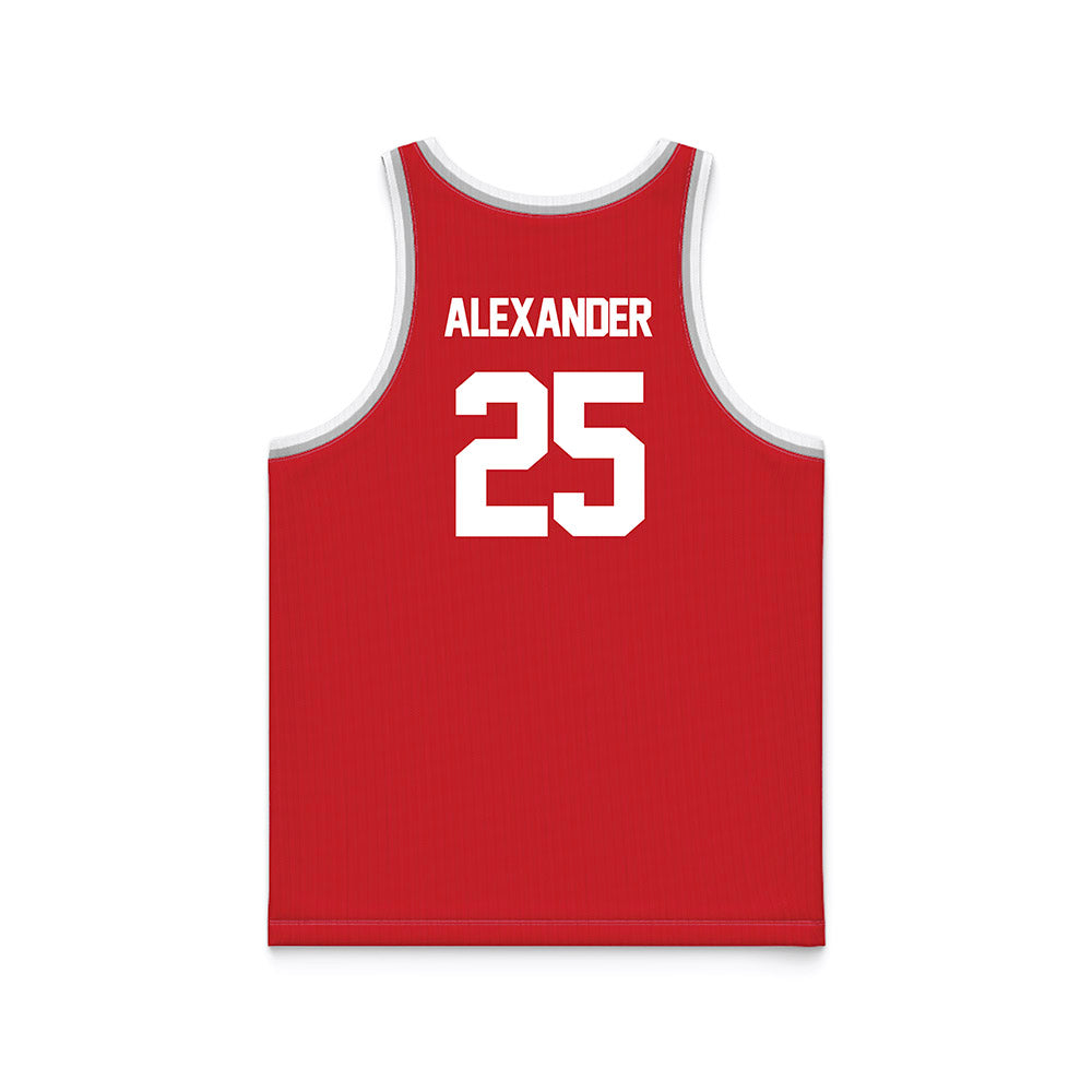 UNLV - NCAA Women's Basketball : Aaliyah Alexander - Red Basketball Jersey-1