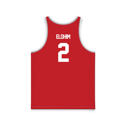 UNLV - NCAA Women's Basketball : Mariah Elohim - Red Basketball Jersey-1