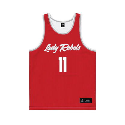 UNLV - NCAA Women's Basketball : Alexis Swillis - Red Basketball Jersey-0