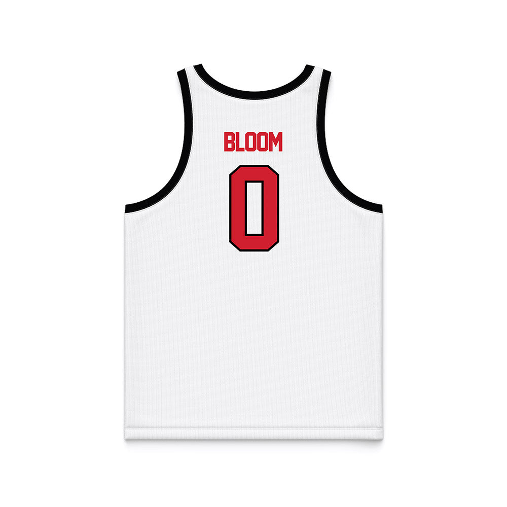 UNLV - NCAA Women's Basketball : Tahj-Monet Bloom - White/Red Basketball Jersey-1