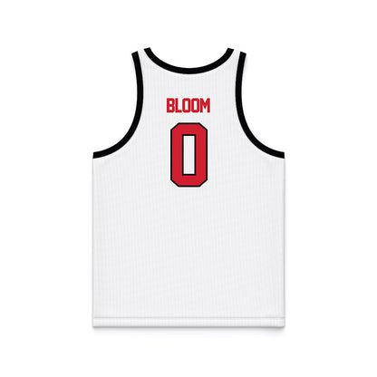 UNLV - NCAA Women's Basketball : Tahj-Monet Bloom - White/Red Basketball Jersey-1