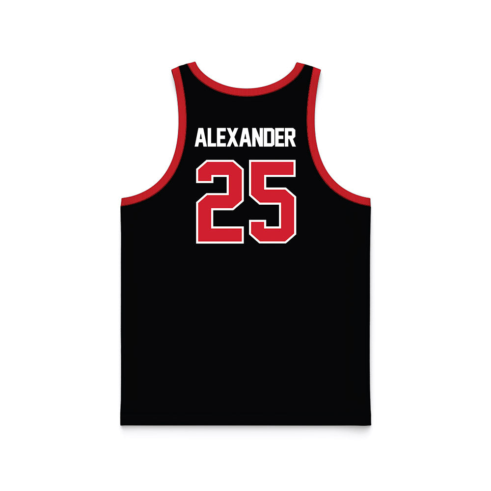 UNLV - NCAA Women's Basketball : Aaliyah Alexander - Black Basketball Jersey-1