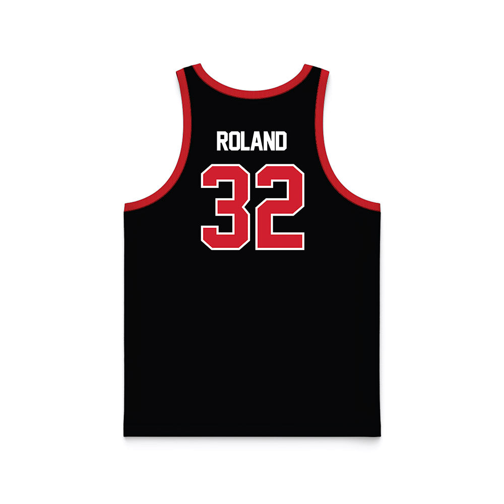 UNLV - NCAA Women's Basketball : Meadow Roland - Black Basketball Jersey-1