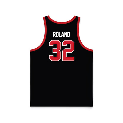 UNLV - NCAA Women's Basketball : Meadow Roland - Black Basketball Jersey-1