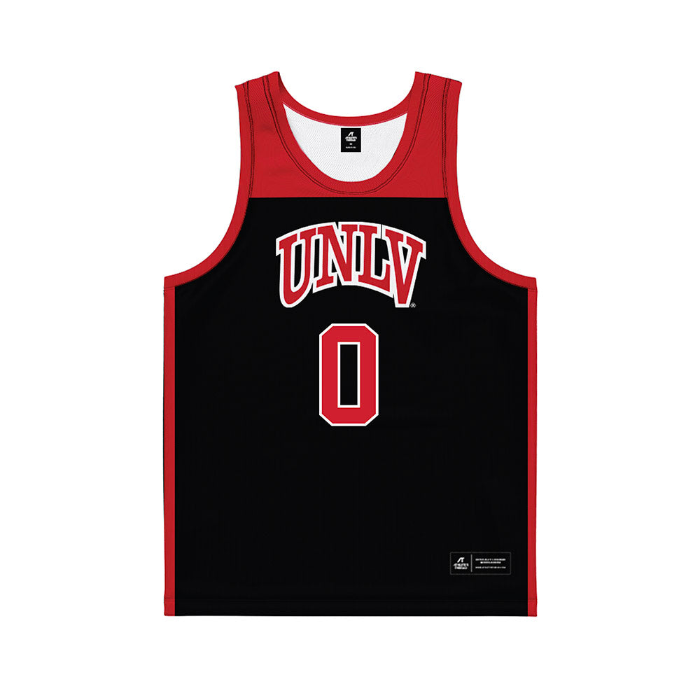 UNLV - NCAA Women's Basketball : Teagan Colvin - Black Basketball Jersey-0