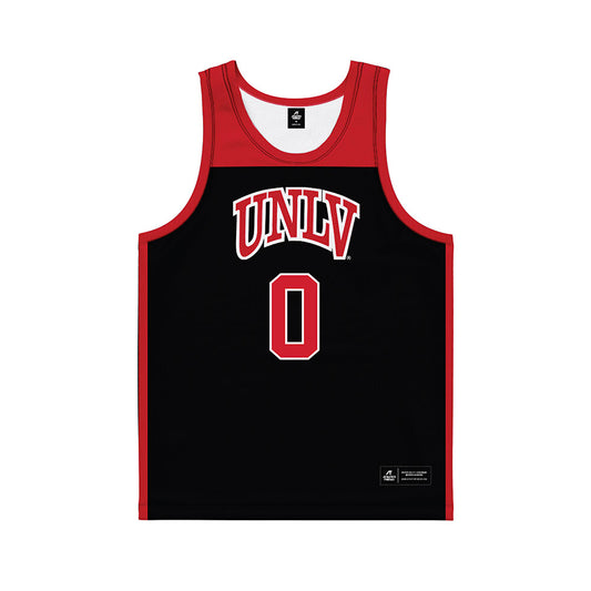 UNLV - NCAA Women's Basketball : Teagan Colvin - Black Basketball Jersey-0