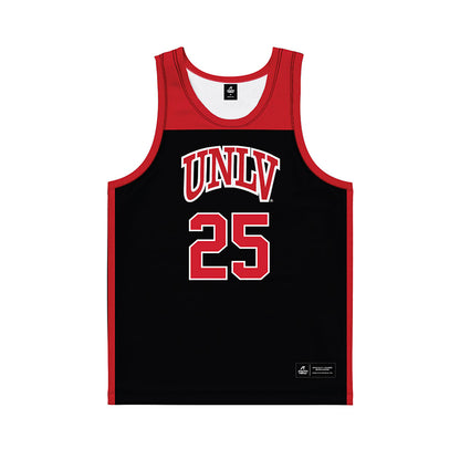 UNLV - NCAA Women's Basketball : Aaliyah Alexander - Black Basketball Jersey-0