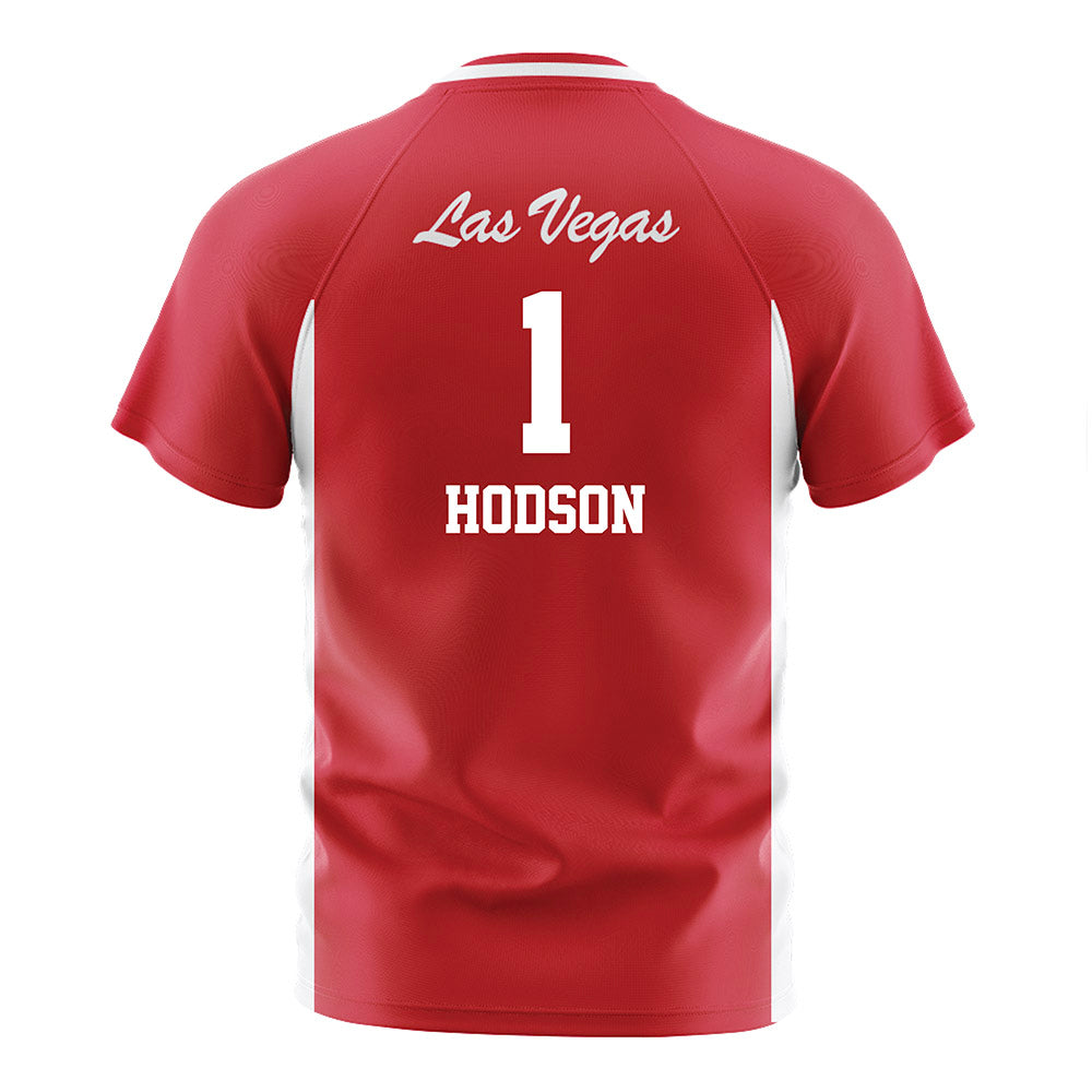 UNLV - NCAA Women's Soccer : Riley Hodson - Red Soccer Jersey-1