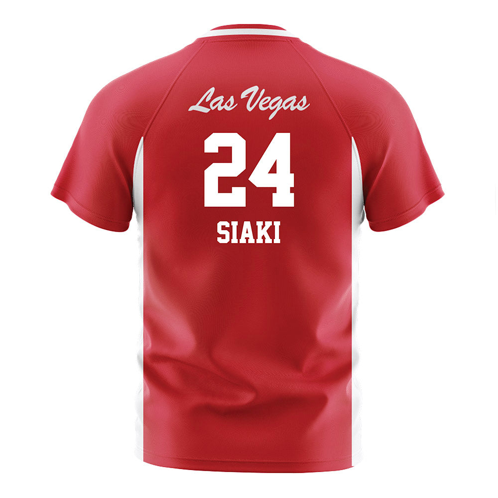 UNLV - NCAA Women's Soccer : Makena Siaki - Red Soccer Jersey-1