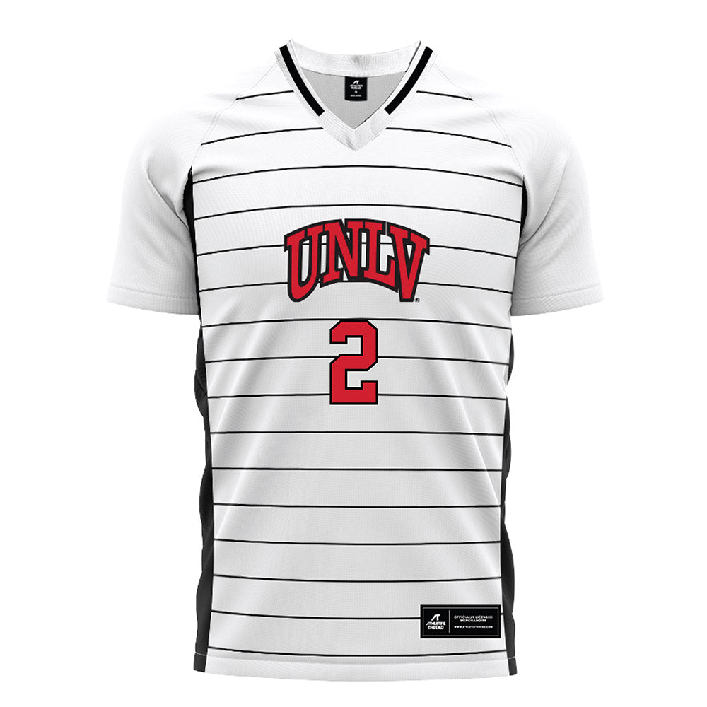 UNLV - NCAA Women's Soccer : Purity Williams - White Soccer Jersey-0