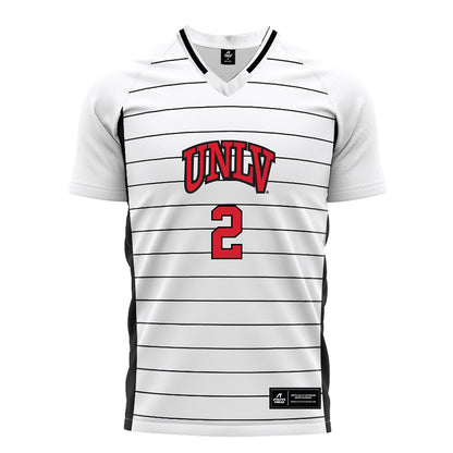 UNLV - NCAA Women's Soccer : Purity Williams - White Soccer Jersey-0